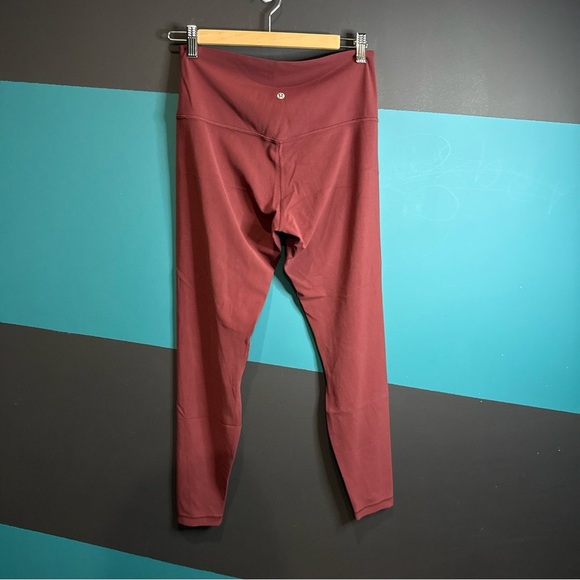 Lululemon Athletica Red High-Waisted Leggings size 10 - Picture 5 of 10